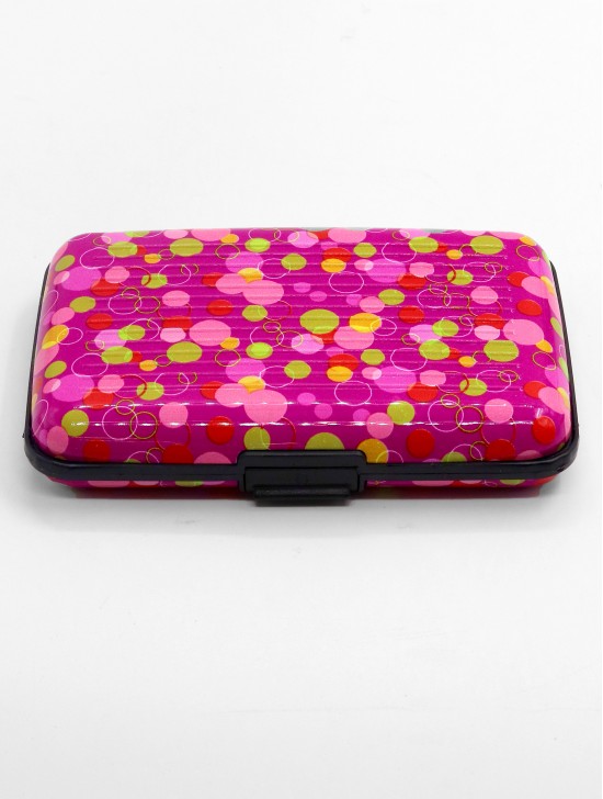 POLKA DOT PRINTS CREDIT CARD WALLET